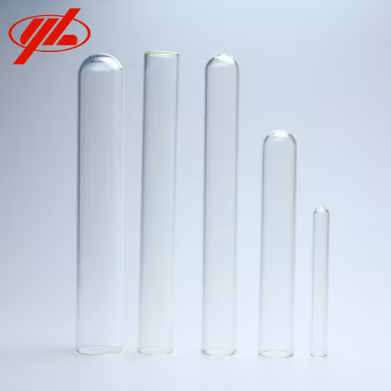 Großes oder kleines Reagenzglas aus Borosilikat-Laborglas mit Korken