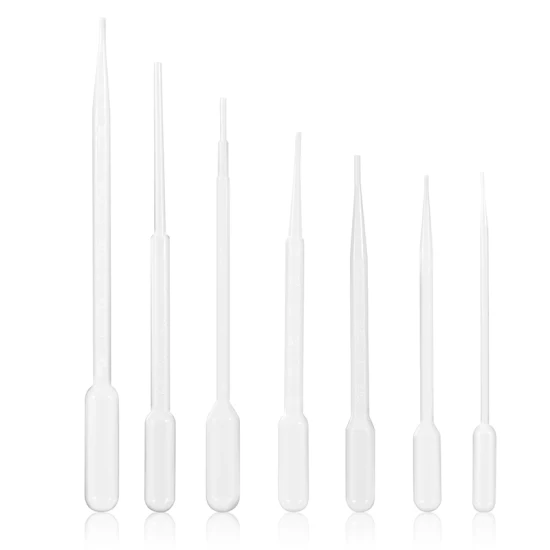 Einweg-Pasteurpipetten-Tropfer, 1 ml, 2 ml, 3 ml, Kunststoff-Transfer-Pasteurpipette für das Labor