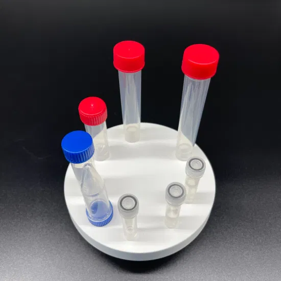 1,5 ml Graduierung, klares, weißes Kryoröhrchen mit flachem Boden